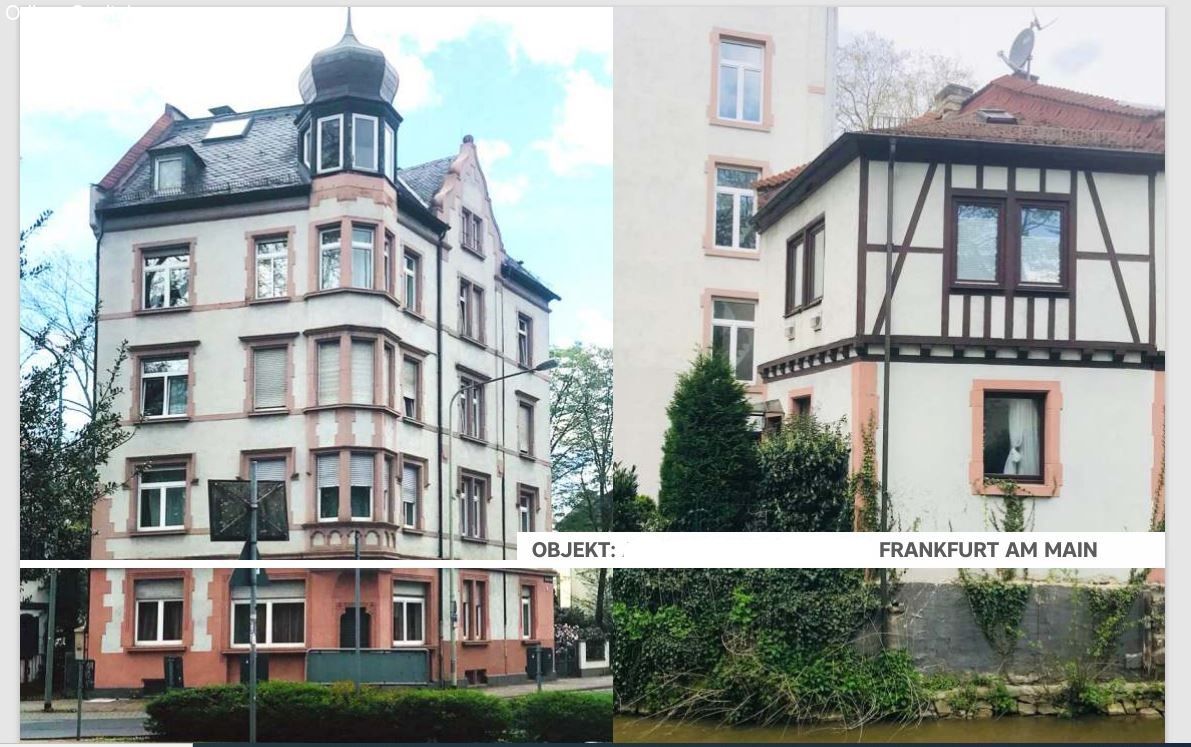 stilvolles Anlageobjekt mit Nebenhaus in Frankfurt stilvolles Anlageobjekt mit Nebenhaus in Frankfurt